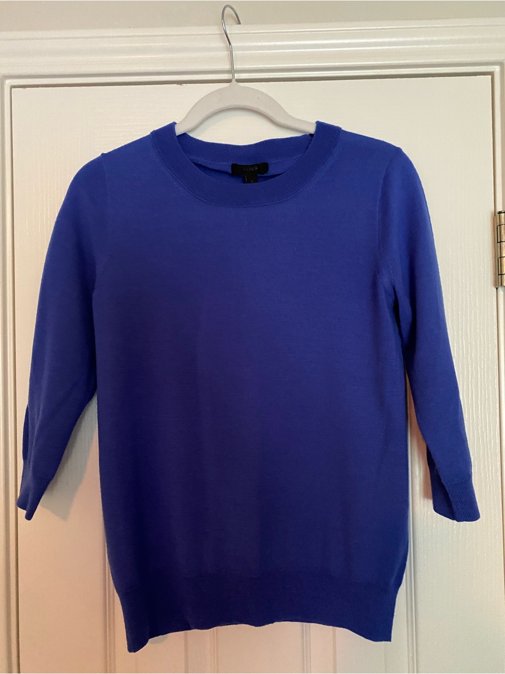 J. Crew Women's Sweater in Cobalt Blue (small) and Matching Pencil Skirt (4)